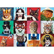 Funny Animals Puzzles - Funny Cats by Lucia Heffernan