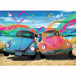 The Groovy Volkswagen Puzzles - VW Beetle Love