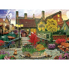 Vibrant Scenery Puzzles - Old Town Living by David McLean