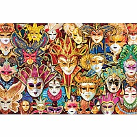Cow Venice Carnival Masks 1000-piece Puzzle