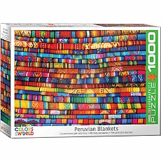 Colors of the World Puzzles - Peruvian Blankets 1000pc