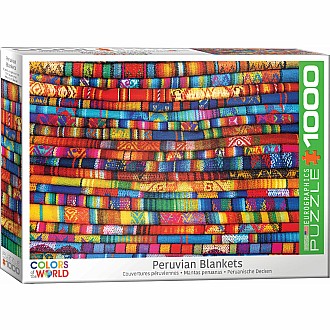 Colors of the World Puzzles - Peruvian Blankets