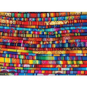 Colors of the World Puzzles - Peruvian Blankets 1000pc