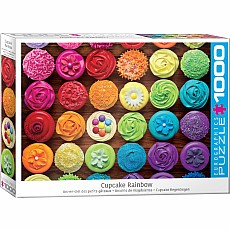 Eurographics Cupcake Rainbow (1000 Pc)