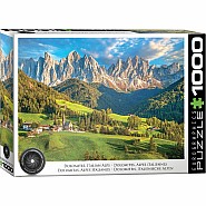 Dolomites Mountains, Alto Adige Italy puzzle (1000 pc)