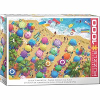 Beach Summer Fun 1000-Piece Puzzle Puzzle