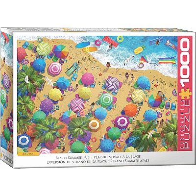 Beach Summer Fun 1000-Piece Puzzle Puzzle