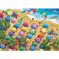 Beach Summer Fun 1000-Piece Puzzle Puzzle