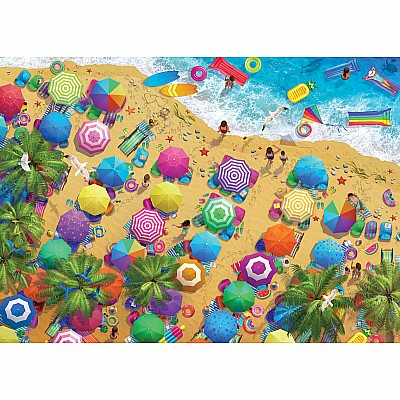 Beach Summer Fun 1000-Piece Puzzle Puzzle