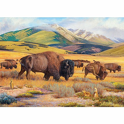 Roaming the Plains by Hayden Lambson 1000-Piece Puzzle Puzzle