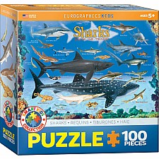 Sharks 100-piece Puzzle