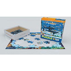 Sharks 100-Piece Puzzle