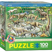 Dinosaurs 100-piece Puzzle
