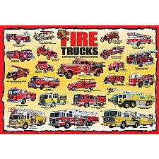 Fire Trucks 100-piece Puzzle