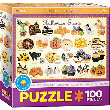 Eurographics "Halloween Treats" (100 Pc Puzzle)