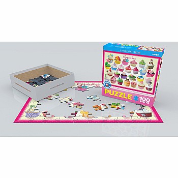 Sweetest Puzzle 100 pc Puzzle - Cupcakes - Kids Sweets