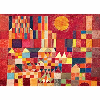 Fine Art for Kids Puzzle - Castle and Sun by Paul Klee