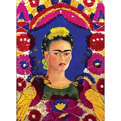 Fine Art for Kids Puzzle - Self Portrait The Frame - Frida Kahlo