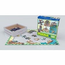 Kitten Trouble By Gary Patterson 100-piece Puzzle