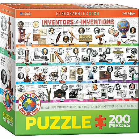 Great Inventions 200-Piece Puzzle