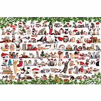 1000 pc Holiday Cats Tin puzzle 