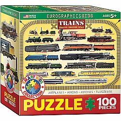Trains 100-Piece Puzzle (small box)