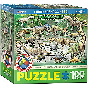 Dinosaurs 100-Piece Puzzle (small box)