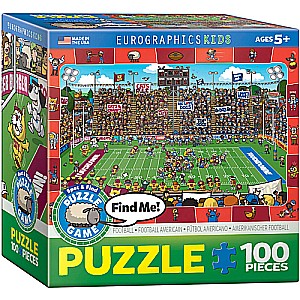 Football Spot & Find 100-Piece Puzzle (small box)
