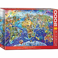 2000 Pieces - THE BIG PUZZLE COLLECTION - Crazy World by Adrian