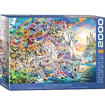 2000 Pieces - THE BIG PUZZLE COLLECTION - Unicorn Fantasy by Adrian