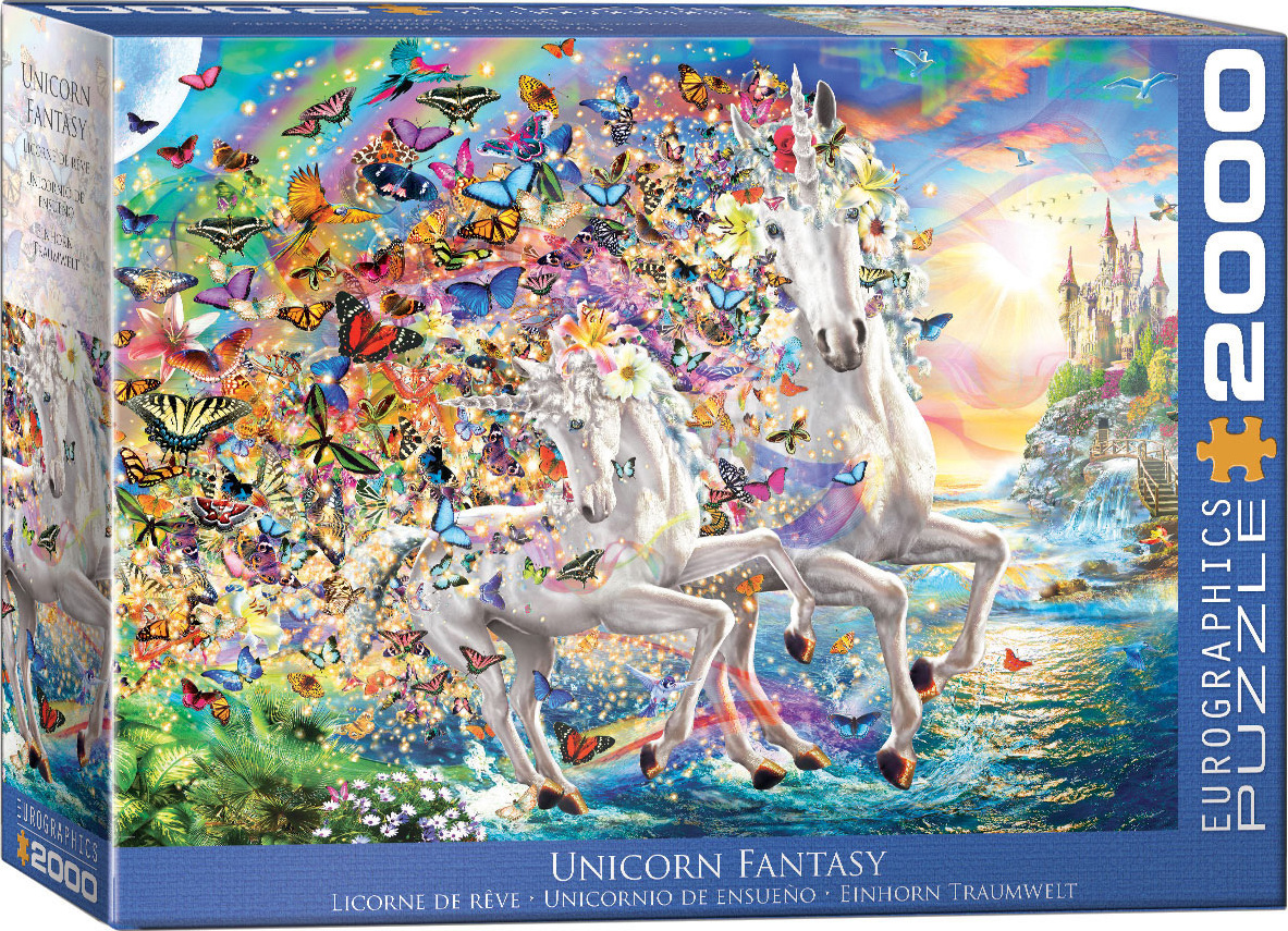 2000 Pieces - THE BIG PUZZLE COLLECTION - Unicorn Fantasy by Adrian - The  Toy Box