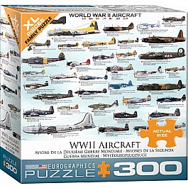 WWII Aircraft 300-Piece Puzzle (Small box)