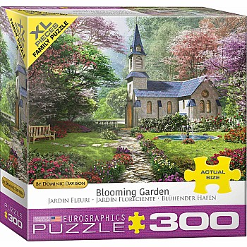 300 pc - XL Puzzle Pieces - Blooming Garden by Dominic Davison