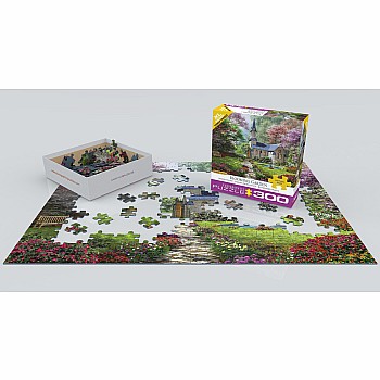 300 pc - XL Puzzle Pieces - Blooming Garden by Dominic Davison