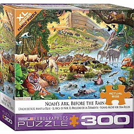 Noah's Ark Before the Rain by Steve Crisp 300-Piece Puzzle (Small box)