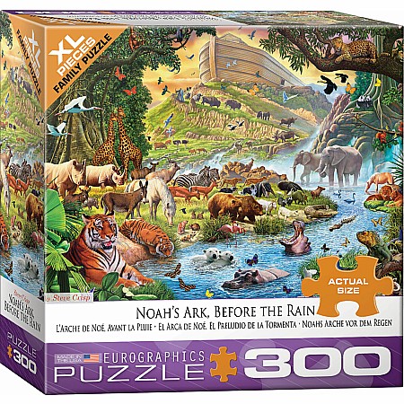 Noah's Ark Before the Rain by Steve Crisp 300-Piece Puzzle (Small box) 