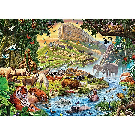 Noah's Ark Before the Rain by Steve Crisp 300-Piece Puzzle (Small box) 