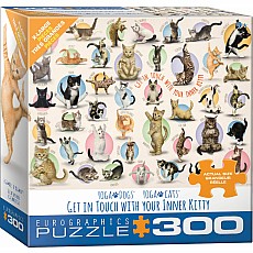 300 pc - XL Puzzle Pieces - Yoga Kittens