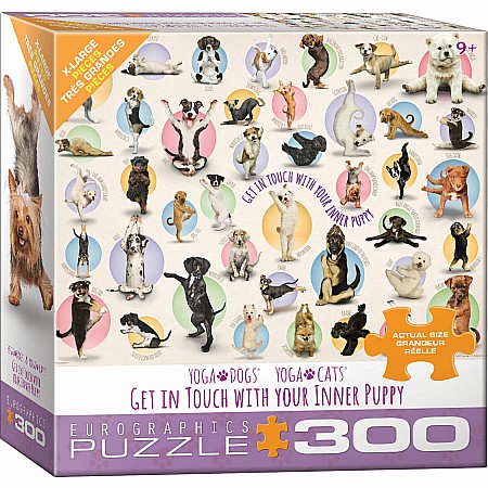 Yoga Puppies 300-Piece Puzzle (Small box) 