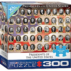 US Presidents 300-Piece Puzzle (small box)