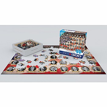 300 pc - XL Puzzle Pieces - Presidents of the United States