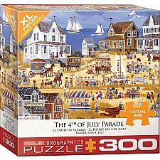 300 pc - XL Puzzle Pieces - 4th of July Parade by Carol Dyer