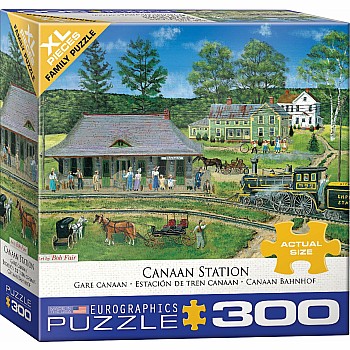 300 pc - XL Puzzle Pieces - Canaan Station by Bob Fair