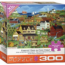 300 pc - XL Puzzle Pieces - Harvest Days in Cove Point by Carol Dyer