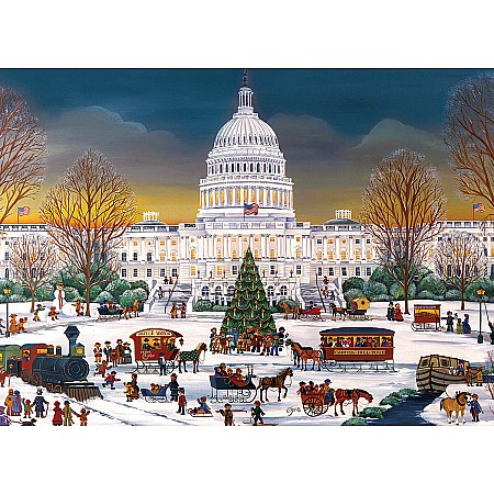 Christmas at the Capitol 300-Piece Puzzle (Small box)