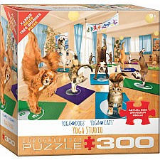 300 pc - XL Puzzle Pieces - Yoga Studio