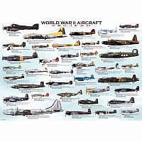 WWII Aircraft 500-piece Puzzle