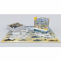 Military Helicopters 500-piece Puzzle