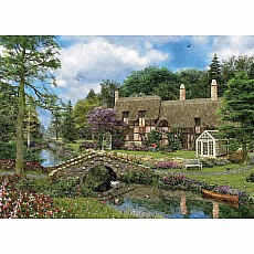 Cobble Walk Cottage 500pc Puzzle Large Pieces  