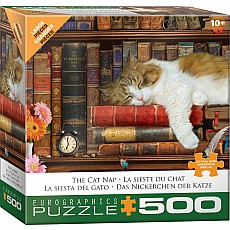 500 pc - Large Puzzle Pieces - The Cat Nap